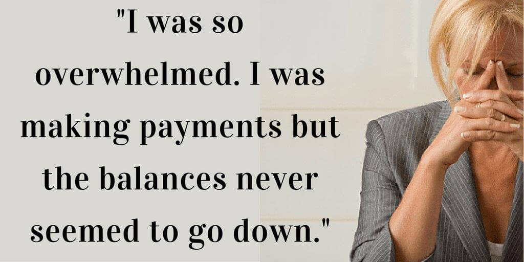 Linda's credit dependence led to a cycle of debt