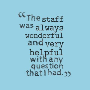 Ilma praises the credit counseling staff