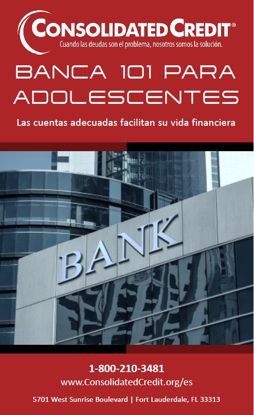 Las cuentas de de banco adecuadas facilitan el manejo del dinero. Esta guía ayuda a los jóvenes a aprender los conceptos básicos de la banca.