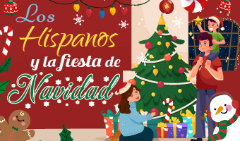 Infografía sobre los hispanos y la fiesta de Navidad