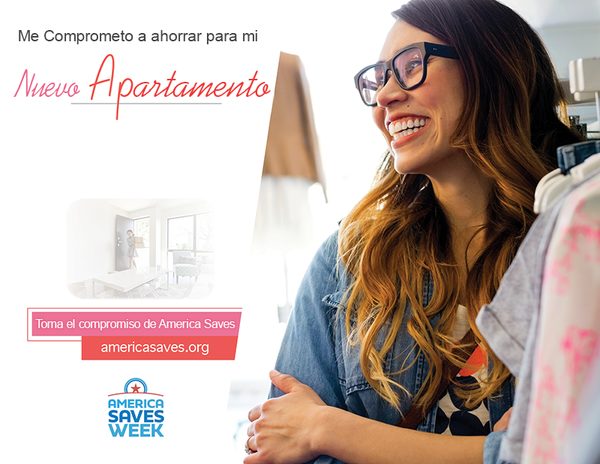 Ahorre ahora para el mañana. America Saves.