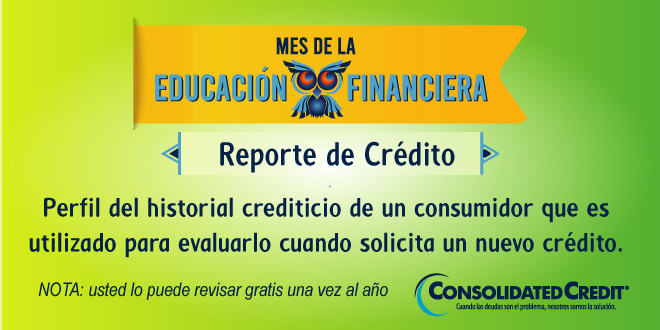 Perfil del historial crediticio de un consumidor que es utilizado para evaluarlo cuando solicita un nuevo crédito.