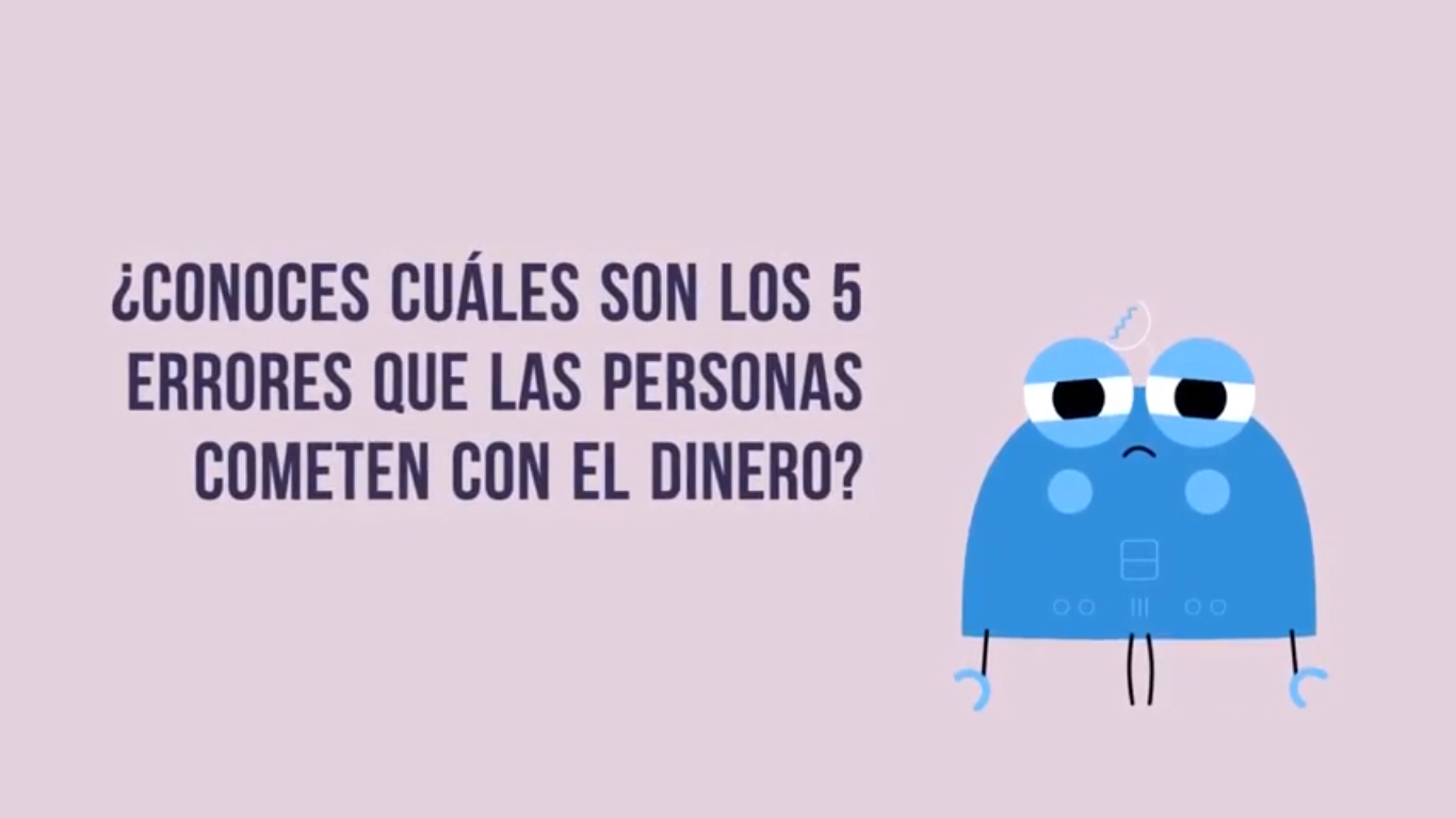Cinco errores comunes que se cometen con el dinero