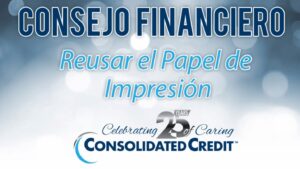 reusar el papel