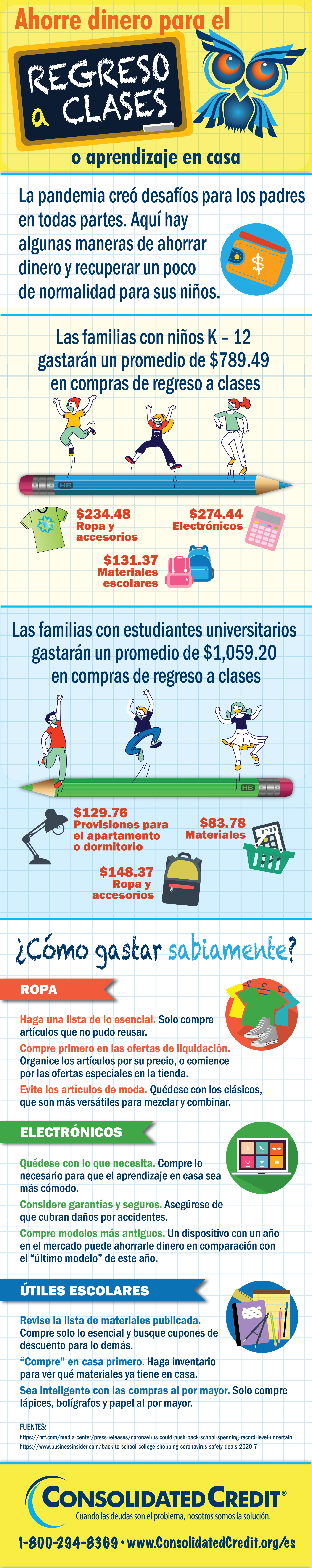 El estrés y las expectativas de gasto durante el regreso a clases son altos, podemos ayudarle a establecer un mejor presupuesto.