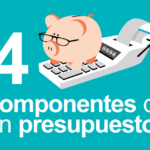 Los componentes clave en un presupuesto