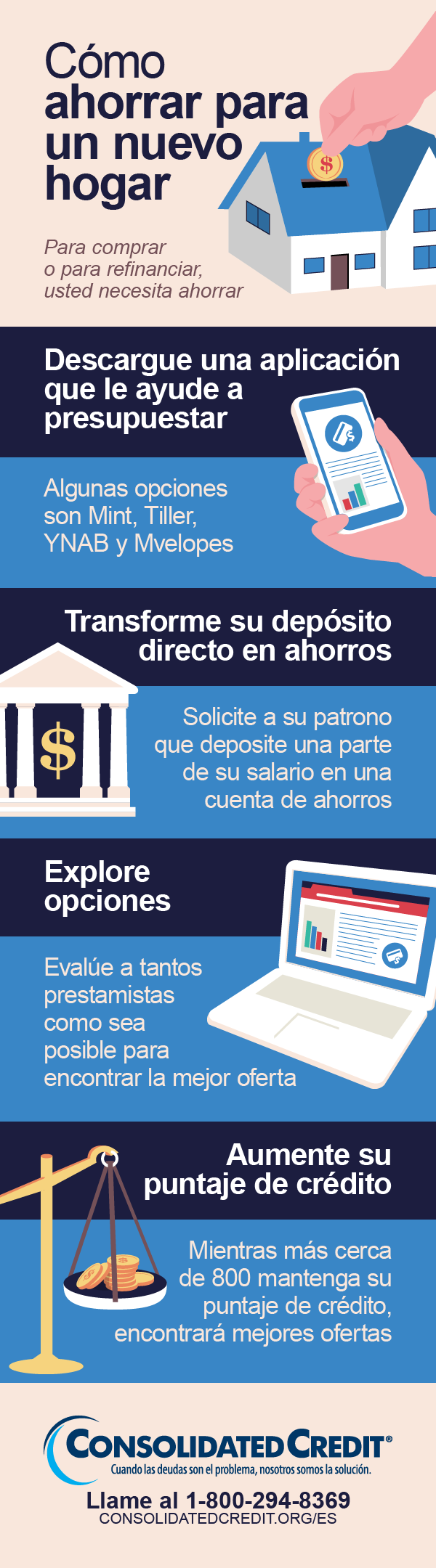 Antes de preguntarse si debería comprar una casa nueva, primero debe tener ahorros suficientes.