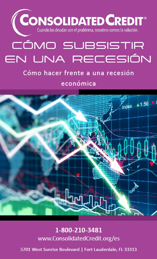 Esta guía lo guía a través de seis pasos clave para subsistir en una recesión económica y evitar graves daños a sus finanzas.