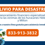 Línea gratuita de alivio para desastres