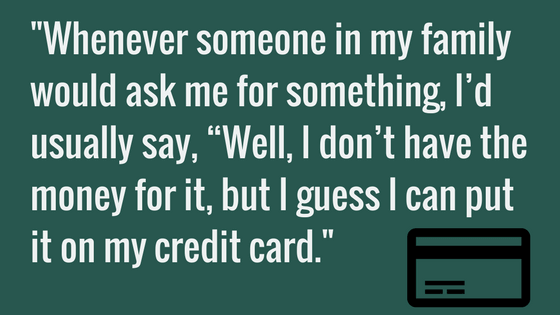 Wanda used credit cards to help family