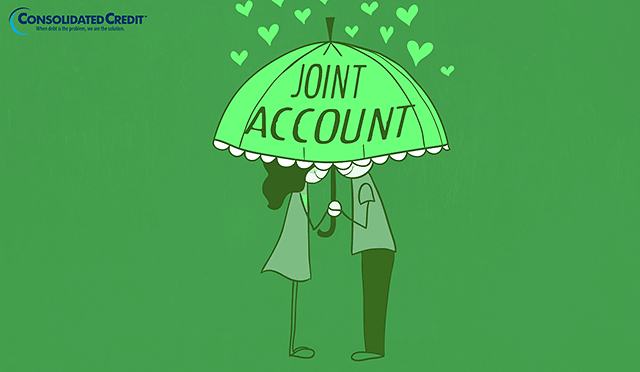 merge your finances into joint accounts