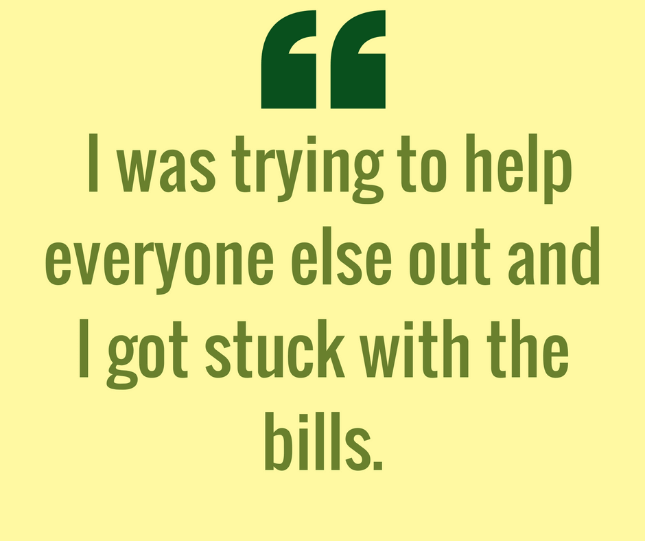 How a giving heart can give you debt problems