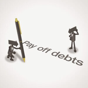 Who do you owe to pay off your debts