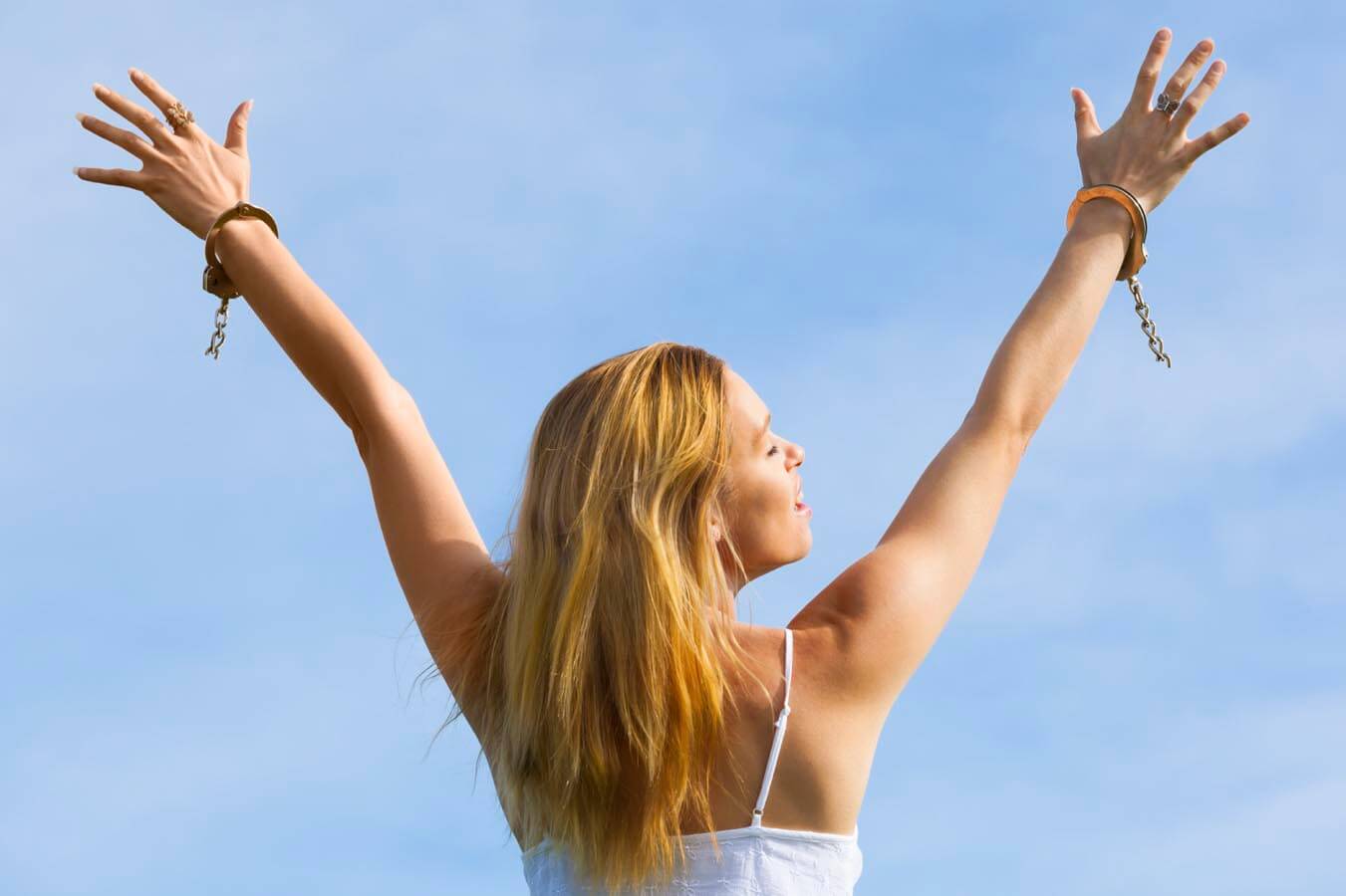 Woman Breaking Free