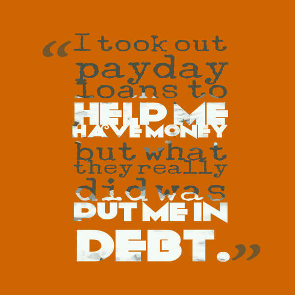 Rebecca used payday loans to get by