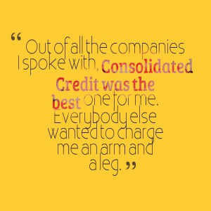 Rebecca found debt relief with Consolidated Credit