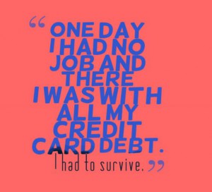 Job loss often leads to credit card debt
