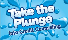 Goes to page displaying info graphic on how to take the plunge into credit counseling