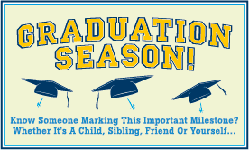 Goes to page displaying info graphic on how not to let a graduation party break your budget