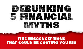 Goes to page displaying info graphic on the facts on 5 financial myths