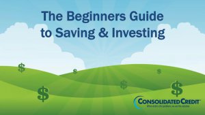 Title card for Saving and Investing Webinar