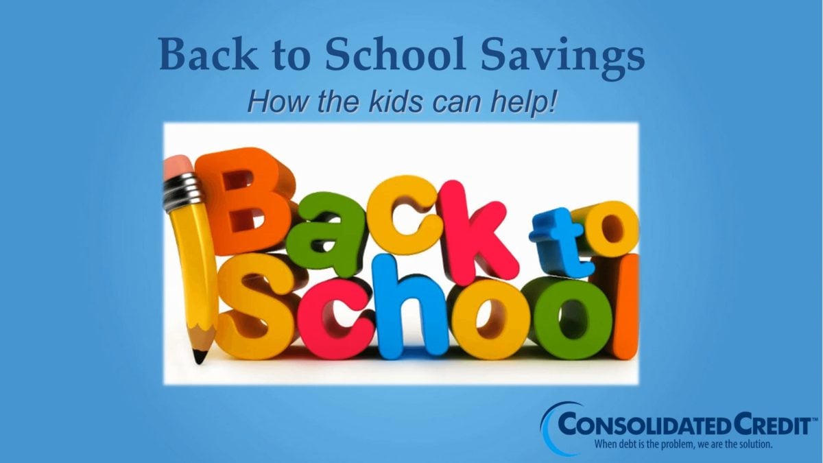 Back to School Savings: How the kids can help