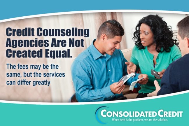 Credit counseling agencies are not created equal. The fees may be the same, but the services can differ greatly.