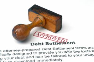 Approved debt settlement offer