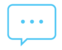 Chat icon signifying free evaluation with a certified credit counselor.