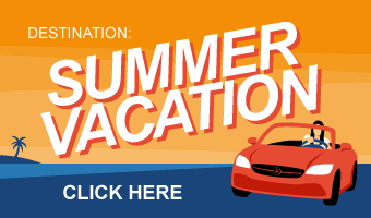 Destination Summer Vacation Infographic Banner