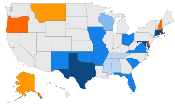 Tax free weekend map: Which states offer no sales tax
