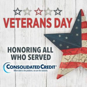 Consolidated Credit Helps Veterans Connect with Useful Resources