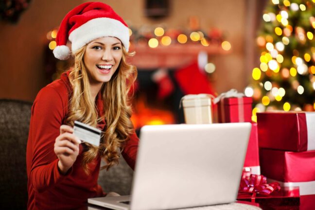 Make sure to stick to a holiday budget when shopping online