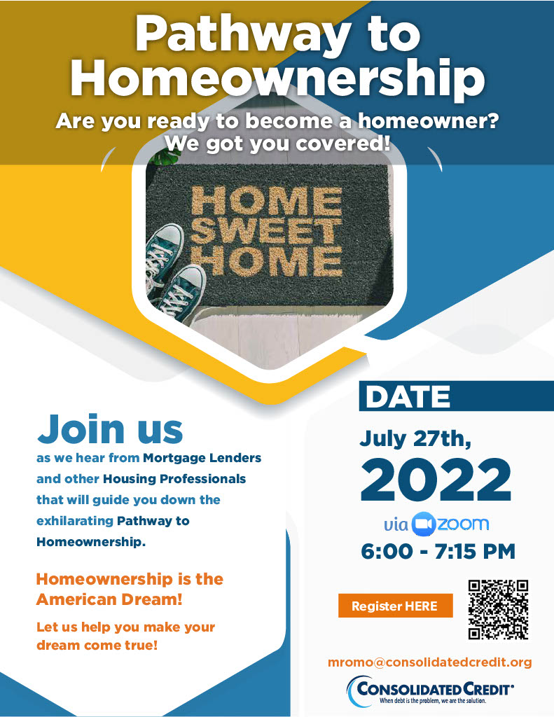 July Pathway to Homeownership Flier