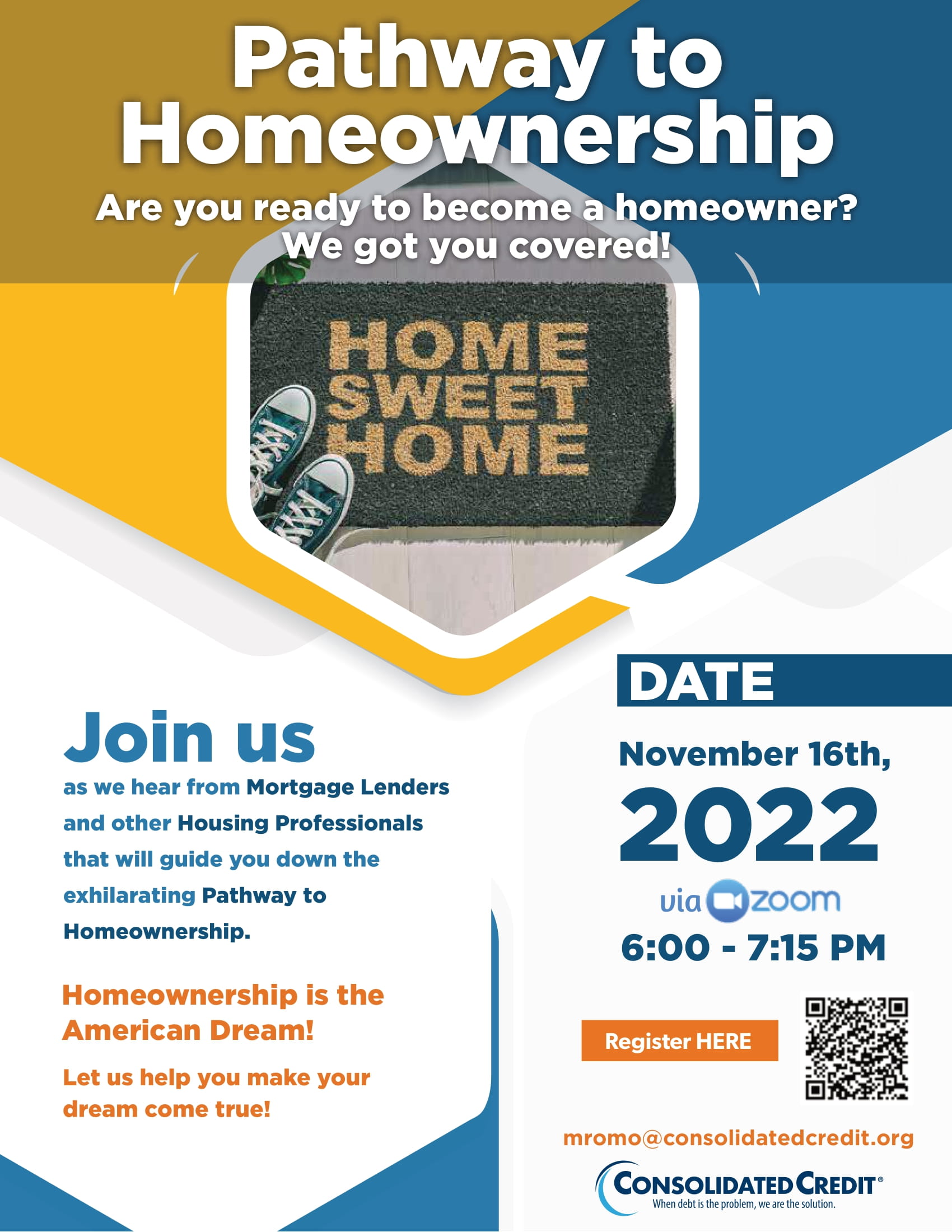 November Pathway to Homeownership Flier