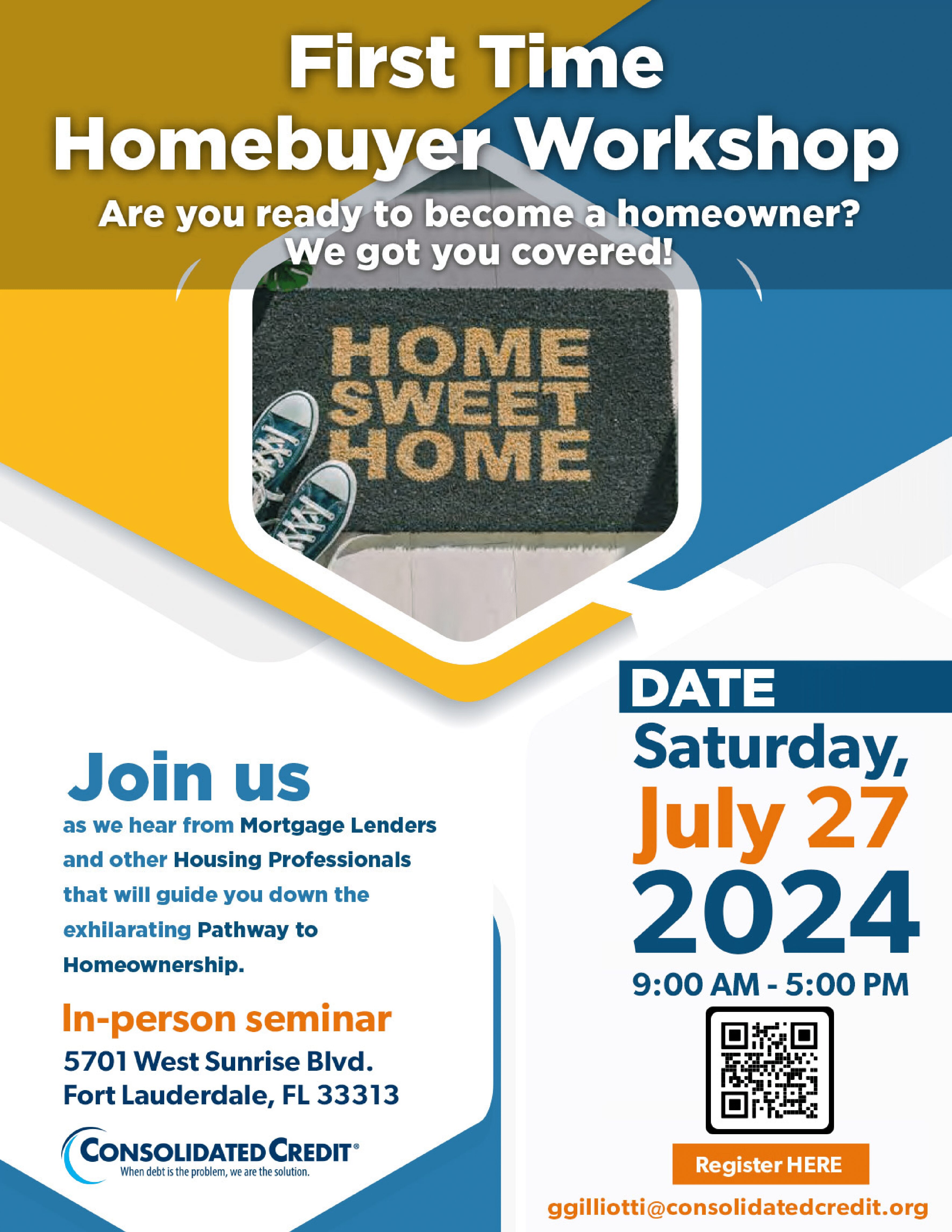 First Time Home Buyer Flyer - JULY 2024