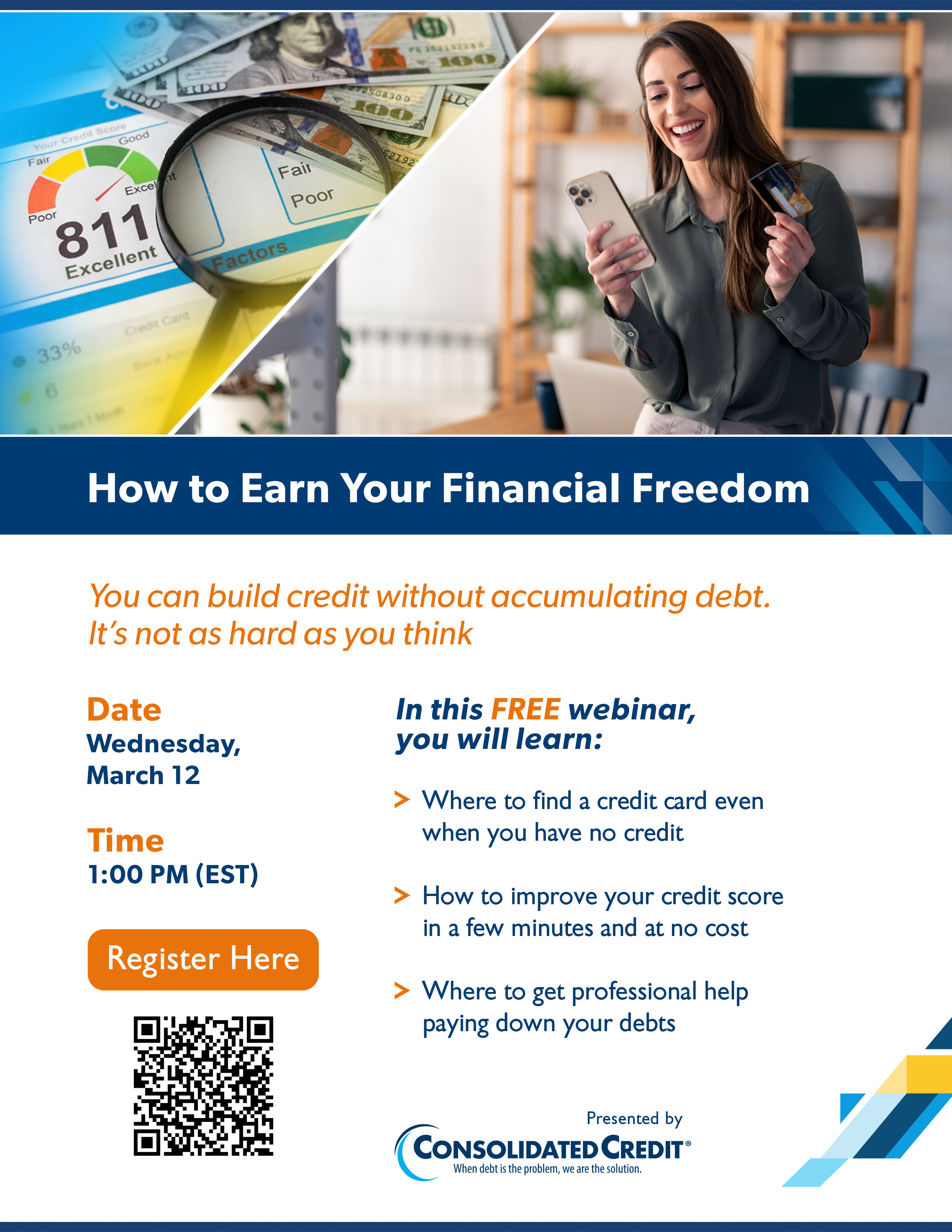 How to Earn Your Financial Freedom Flyer