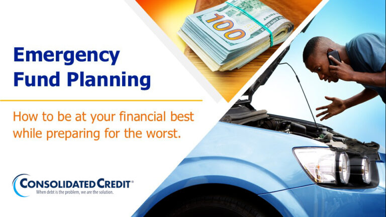 Consolidated Credit's September 2025 Webinar on Demand: Emergency Fund Planning.