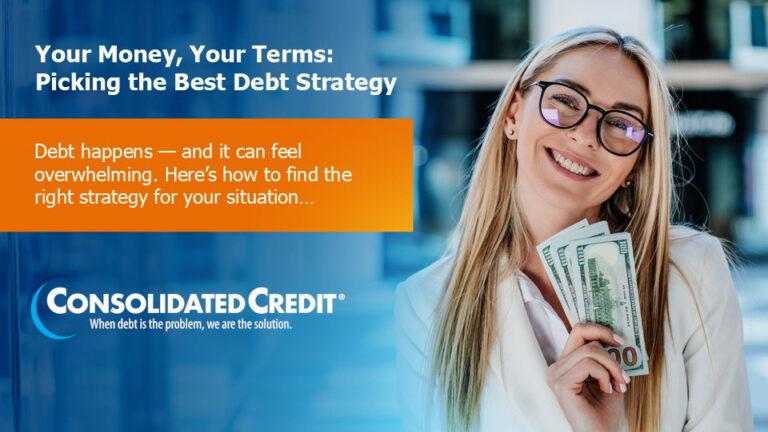 January webinar-on-demand video: Your Money, Your Terms: Picking the best debt strategy.